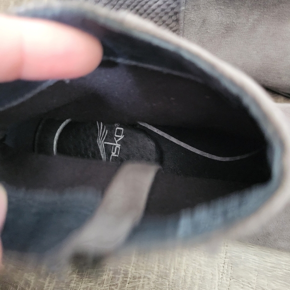 Dansko Otis Grey Suede Ankle Boots Booties Women's Size EU 38 US 7.5/8 - Picture 5 of 9